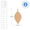 Tall Narrow Christmas Ornament, From 4"- 8", Craft | Woodpeckers